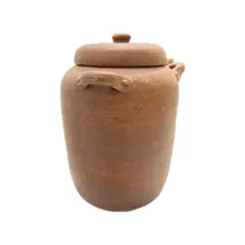 Replica of Dead Sea Scrolls Jar and Lid  (Replika Kendi Gulungan Laut Mati)